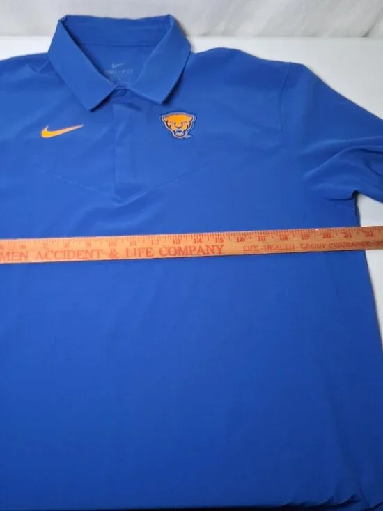 University Of Pittsburgh PITT Panthers Shirt M Nike Dri Fit On Field Team Sports - Picture 4 of 15